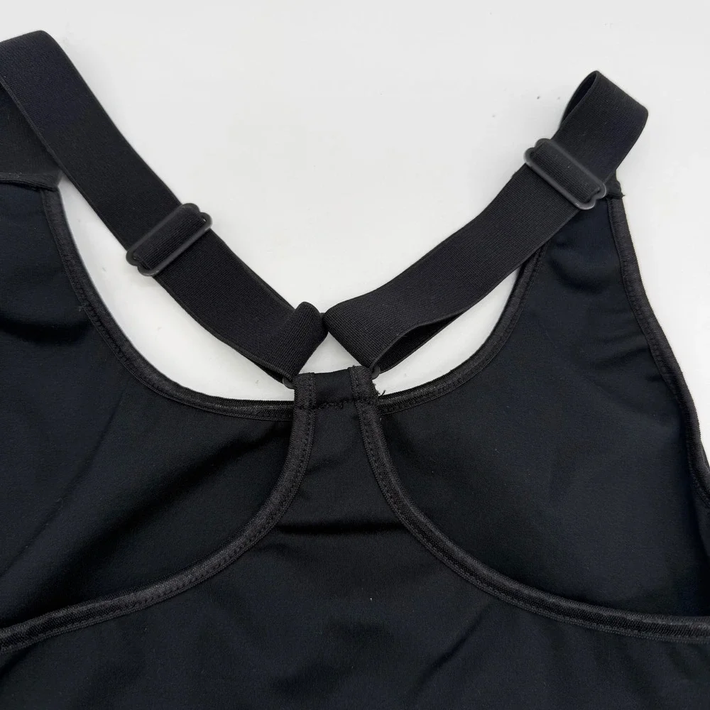 Splits59 Womens Black Blue‎ Adjustable Racerback Sports Bra Size Small